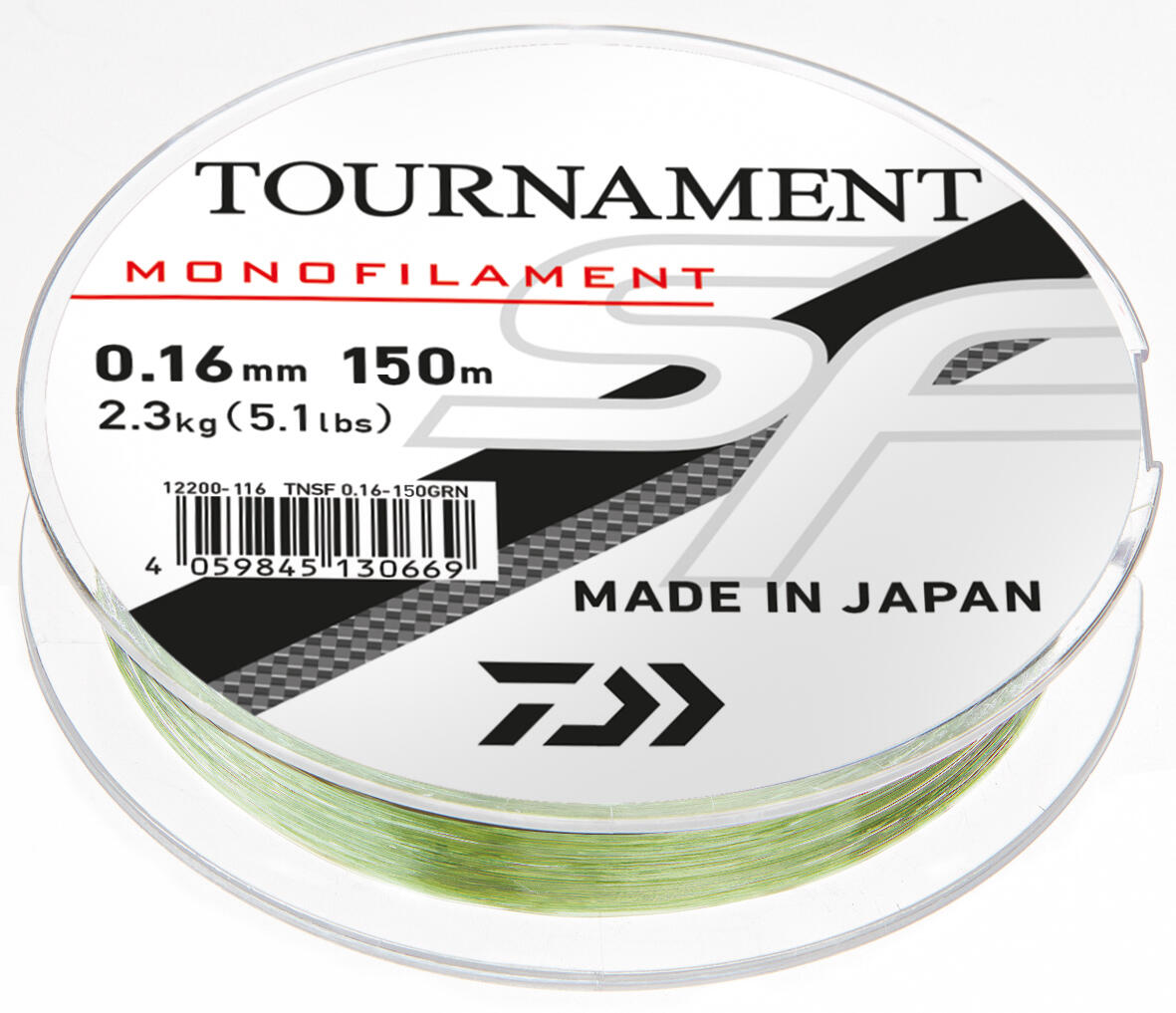 TOURNAMENT SF 0,16MM/2,3KG/300M GREEN
