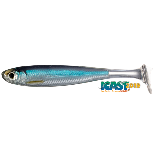 SLOWROLL SHINER PADDLE TAIL 12,5CM 201 SILVER/BLUE