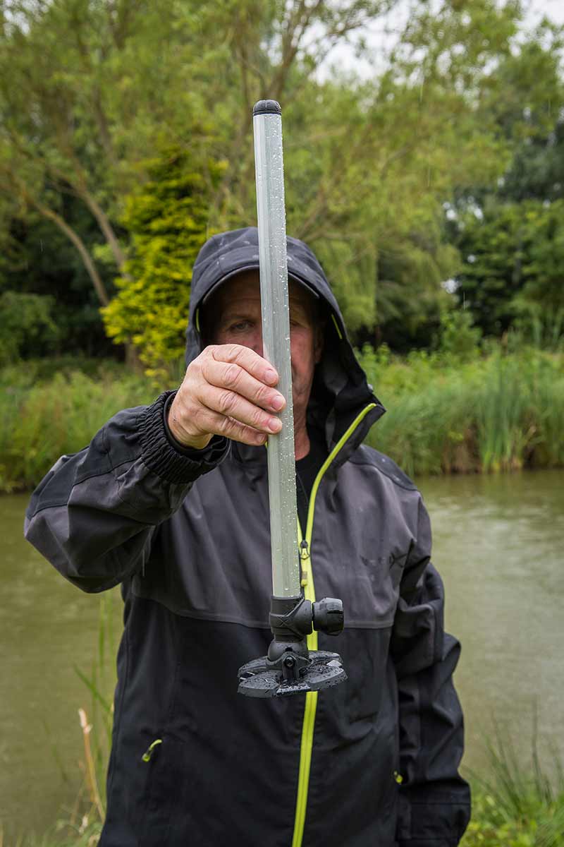 25mm Seatbox Leg 450mm - Silver