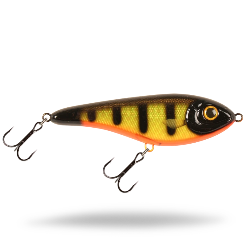 Buster Jerk Shallow - Black Okiboji Perch