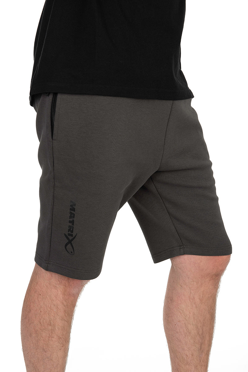 Matrix Black Edition Jogger Shorts (Dark Grey / Lime)