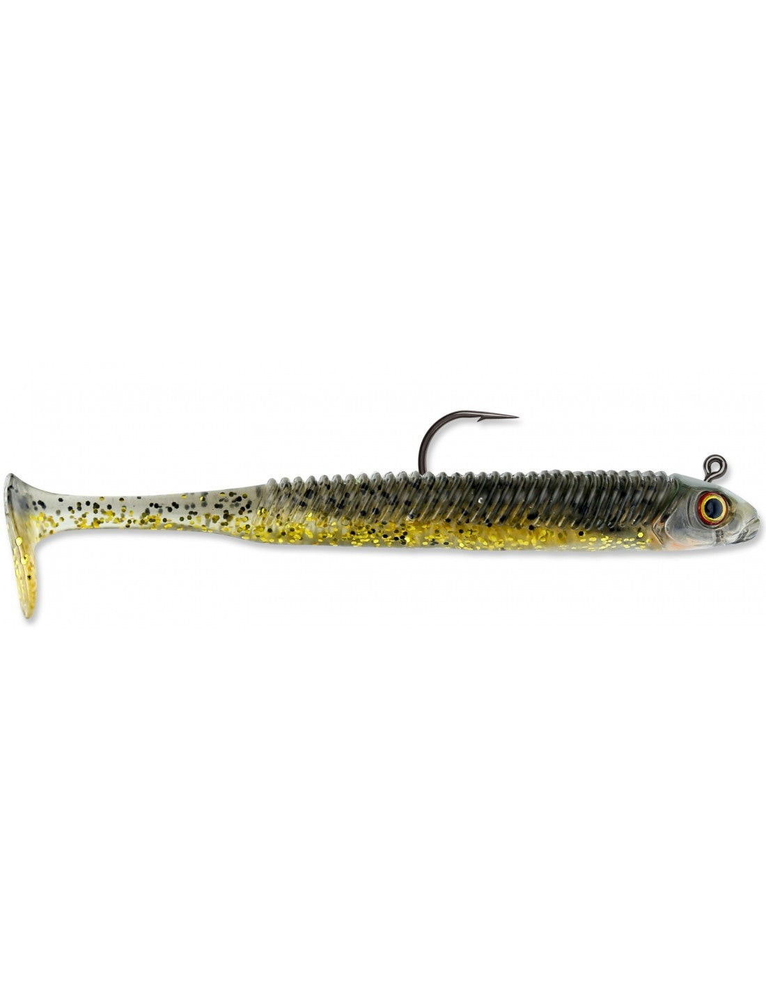 360GT SEARCHBAIT MINNOW 4.5"-1/113.4g WEEDLESS JIG BLACK BACK