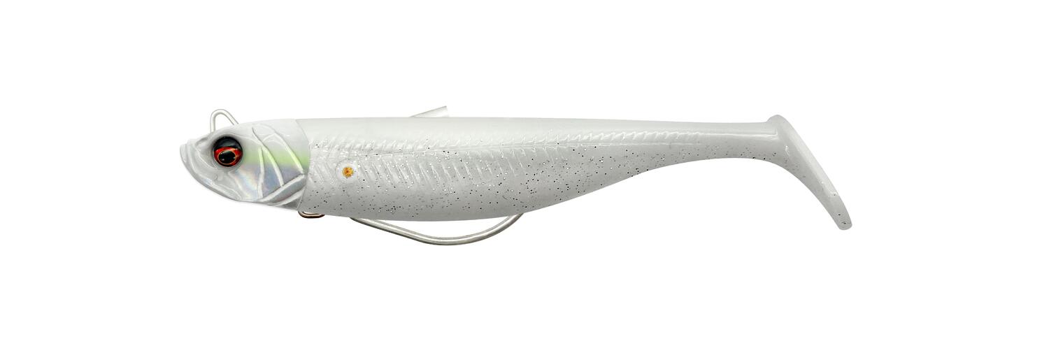 SHAD MINNOW WL 10CM/16G SINKING WHITE PEARL SILVER 2+1