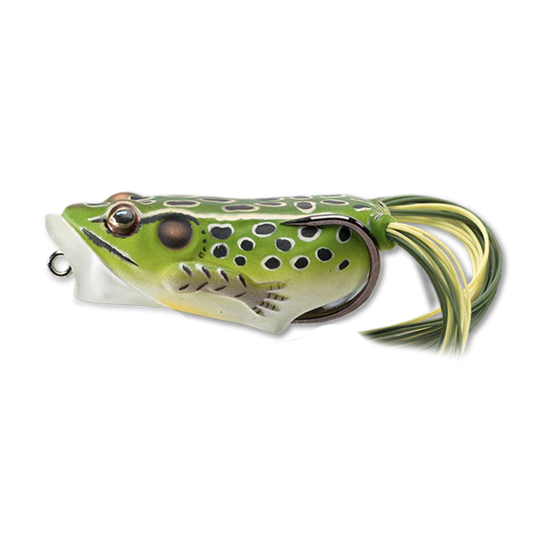 HOLLOW BODY FROG POPPER 6,5CM/14G GREEN/YELLOW
