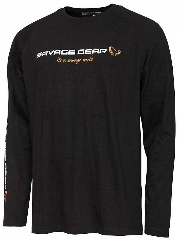 TRICOU SIGNATURE LOGO LONG SLEEVE BLACK CAVIAR MAR.L
