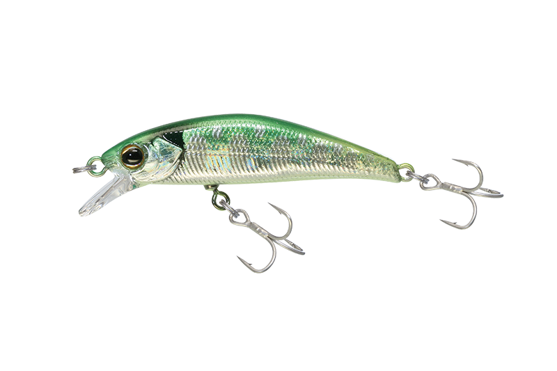 VOBLER TRICOROLL RYUSHIN 43HW 4,3CM/3G FLASH GREEN BACK