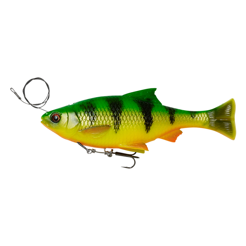 4D LINE THRU PULSETAIL ROACH 18CM/90G FIRETIGER