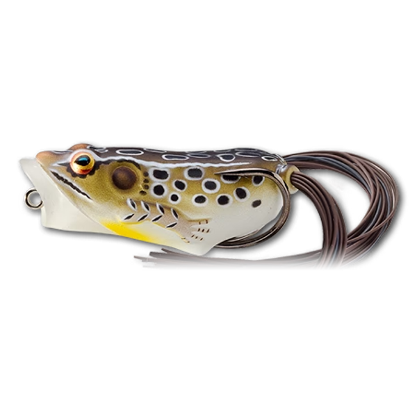 HOLLOW BODY FROG POPPER 5,5CM/11G TAN/BROWN