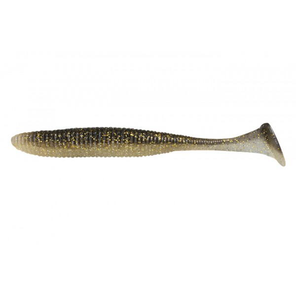 SHAD RHYTHM WAVE 3,8INCH GOLD & BLACK SHAD 8BUC/PL