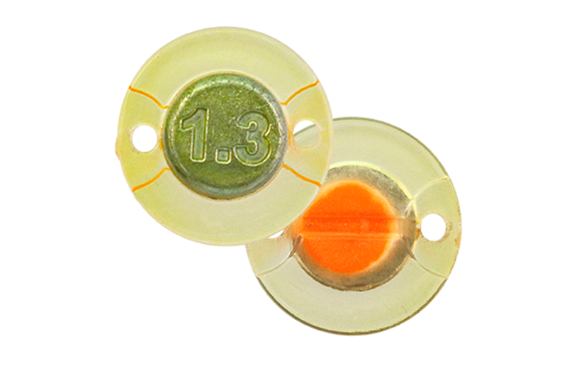 NALUCA DEKA BUNG 1,25CM/1,3G CLEAR ORANGE