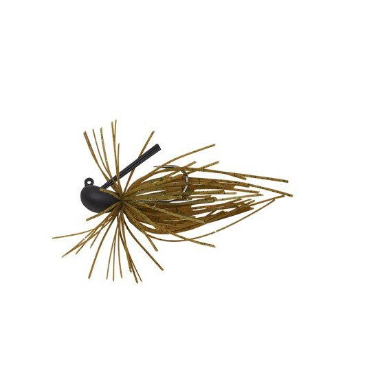 NALUCA SKIRT FLIRT JIG 6CM/6G SINKING GREEN PUMPKIN