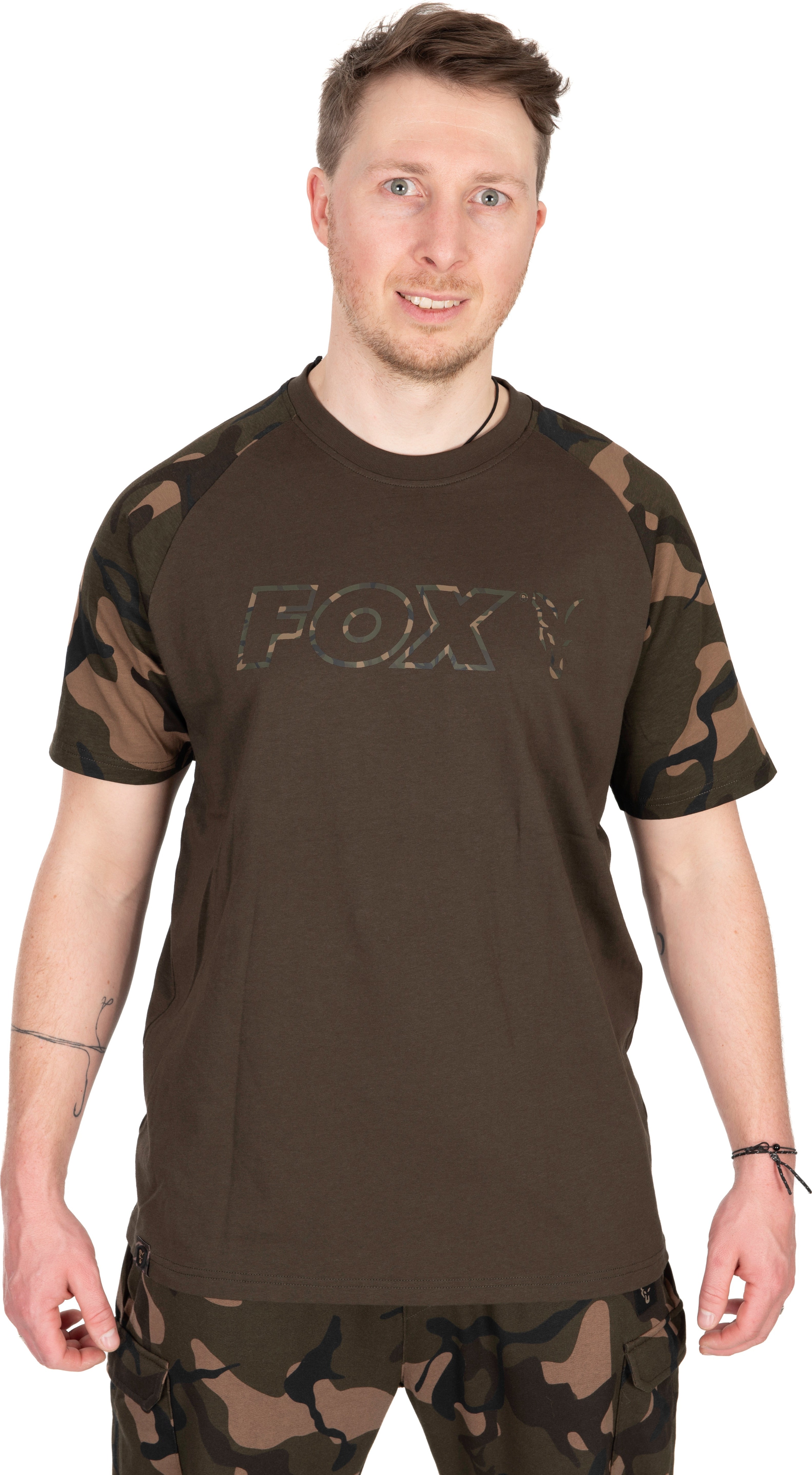 Khaki Camo Outline T-Shirt M