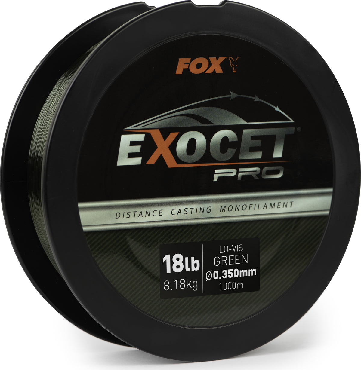 Exocet Pro Low Vis green 0.350mm 18lbs 8.18kgs 1000m