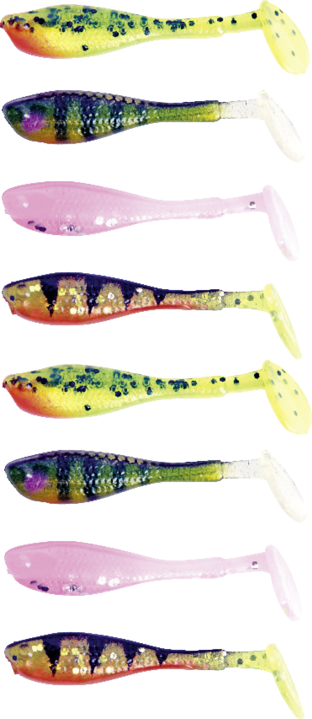 Mini Fry UV Mixed Colour Pack 2 4cm 