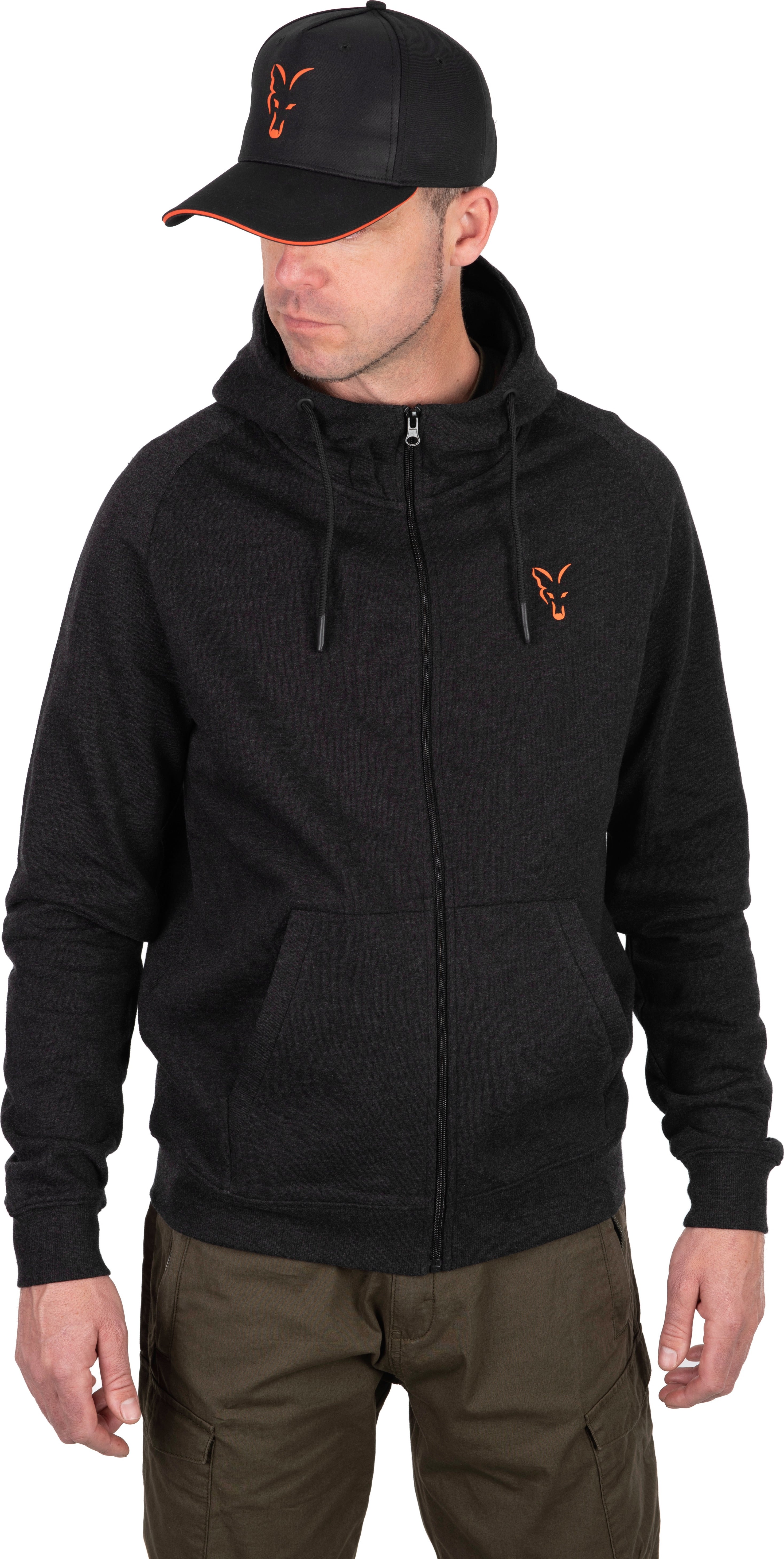 Collection LW Hoody Black/Orange L