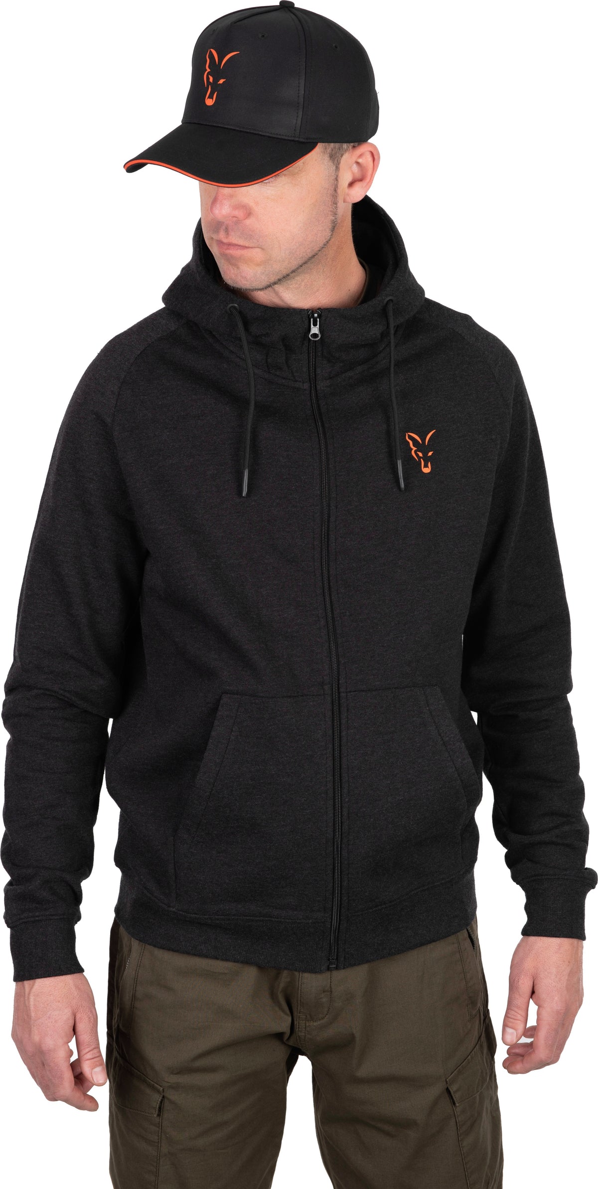 Collection LW Hoody Black/Orange XL