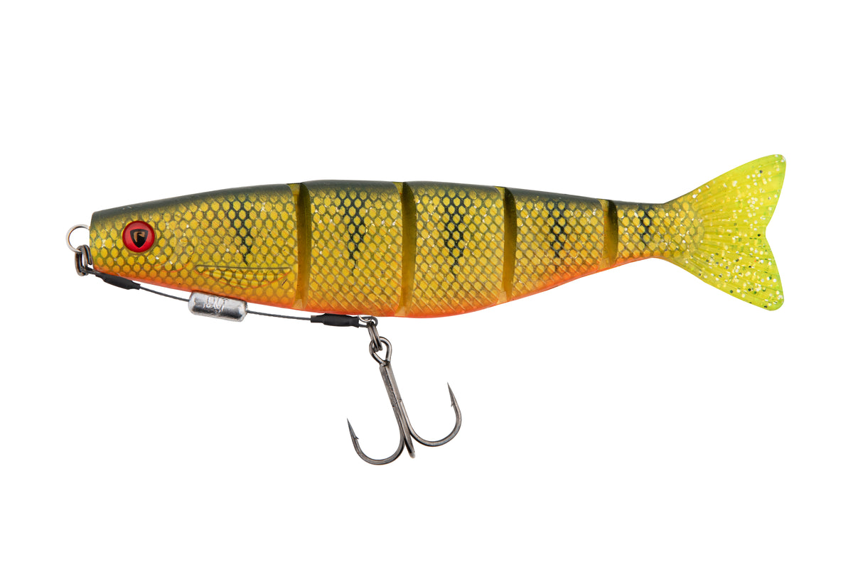 Pro Shad Jointed Loaded 18cm 7in UV Natural Perch