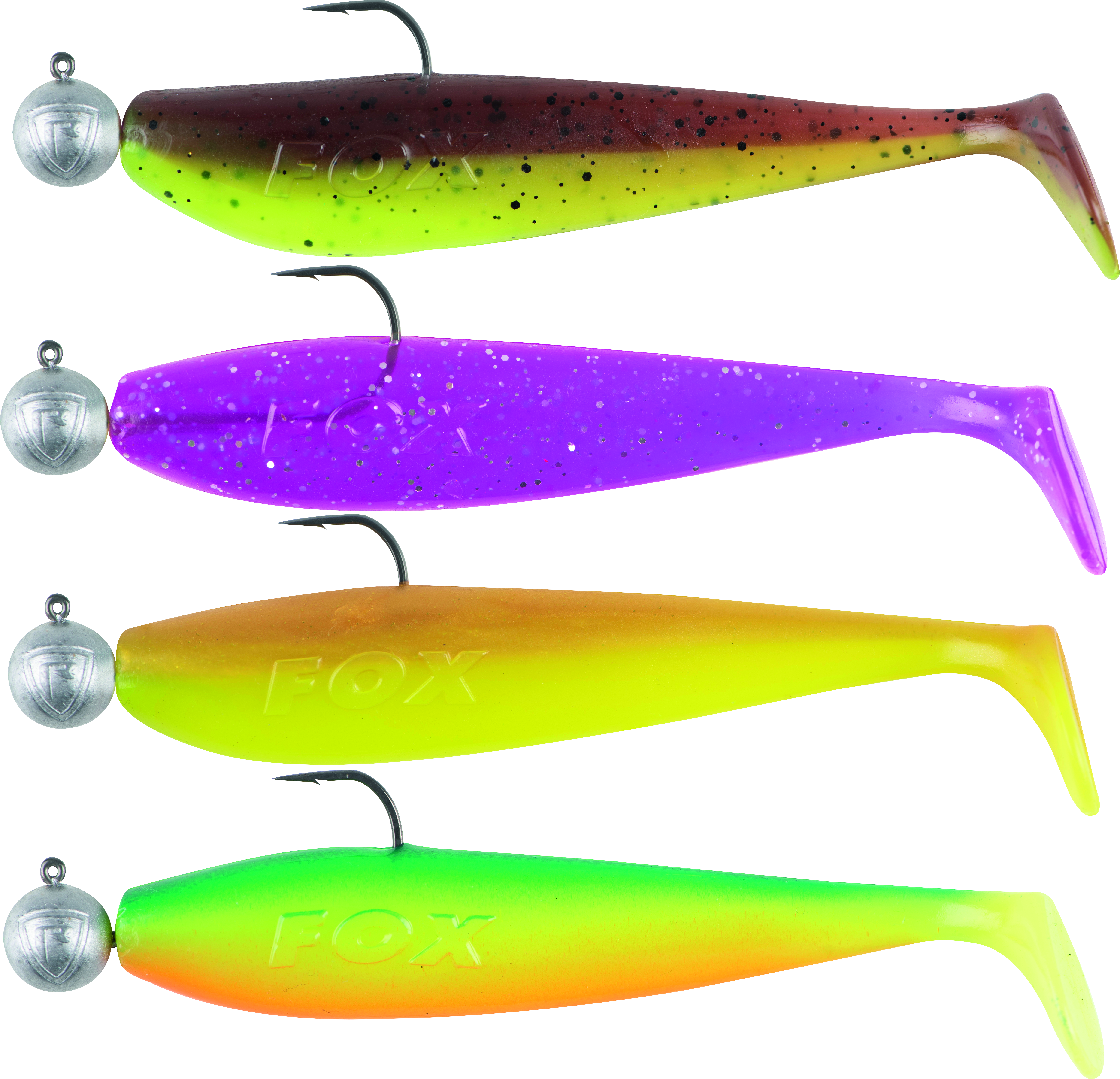 Zander Pro Shad Loaded UV Mixed Colour Packs 2 7.5cm 4pcs 5g 1 0in 