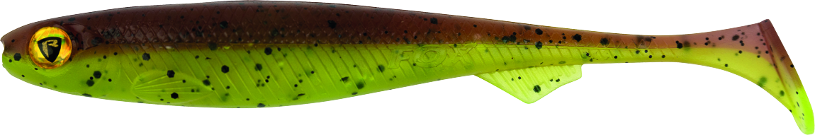 Slick Shad 7cm 2.75in UV Green Pumpkin