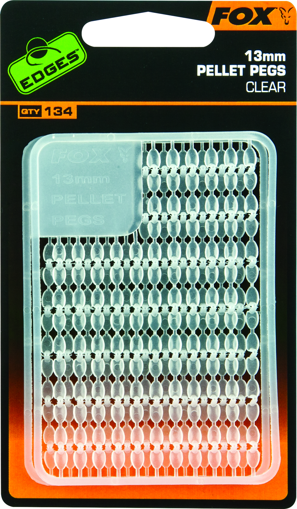 Edges Pellet Pegs 13mm clear
