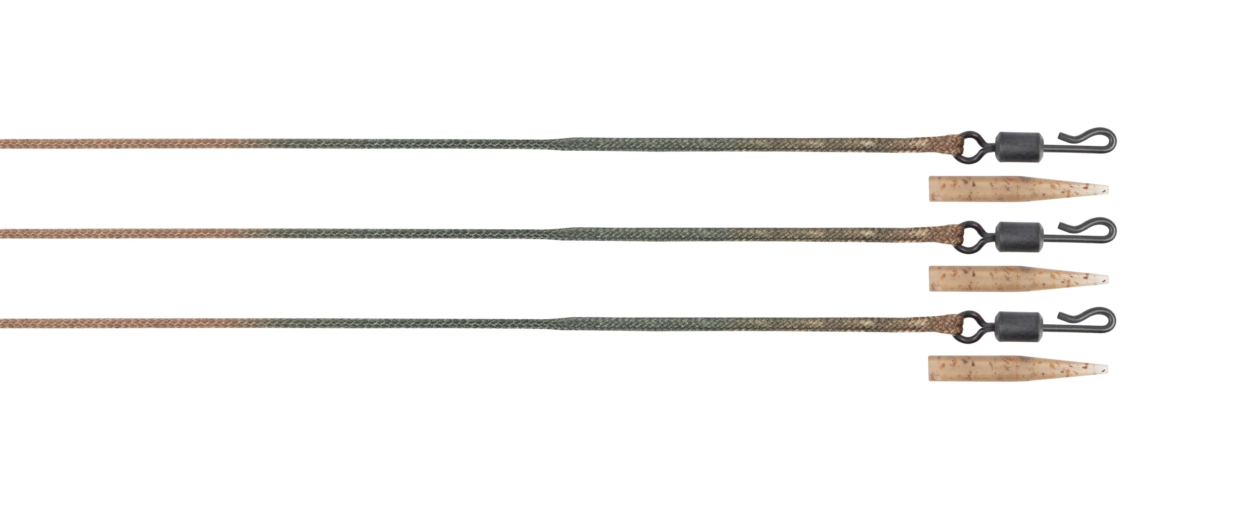 Edges Naturals 50lb Leadcore Lead Clip Leaders 3pcs