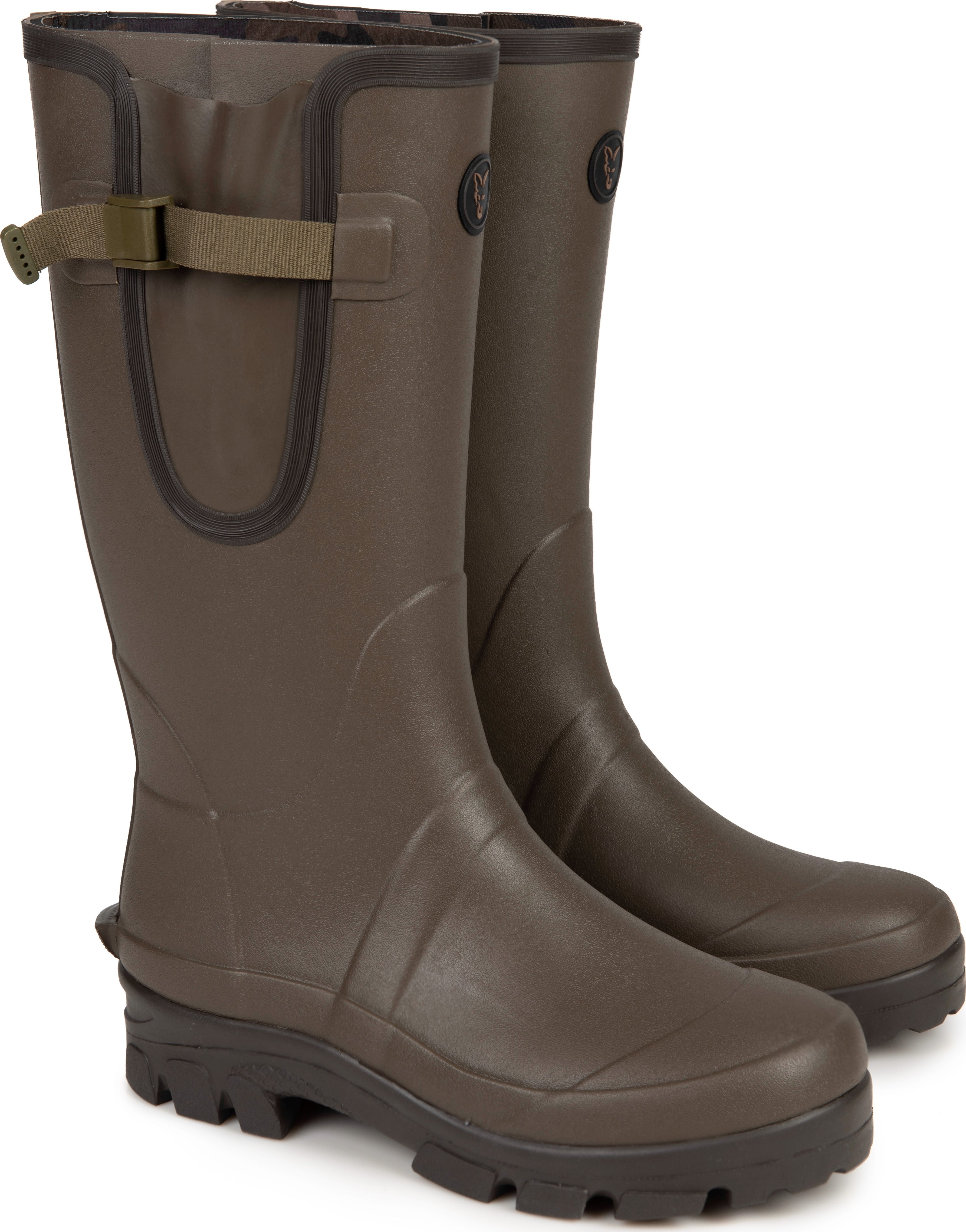 Neoprene Lined Camo khaki Wellies UK12 EU46