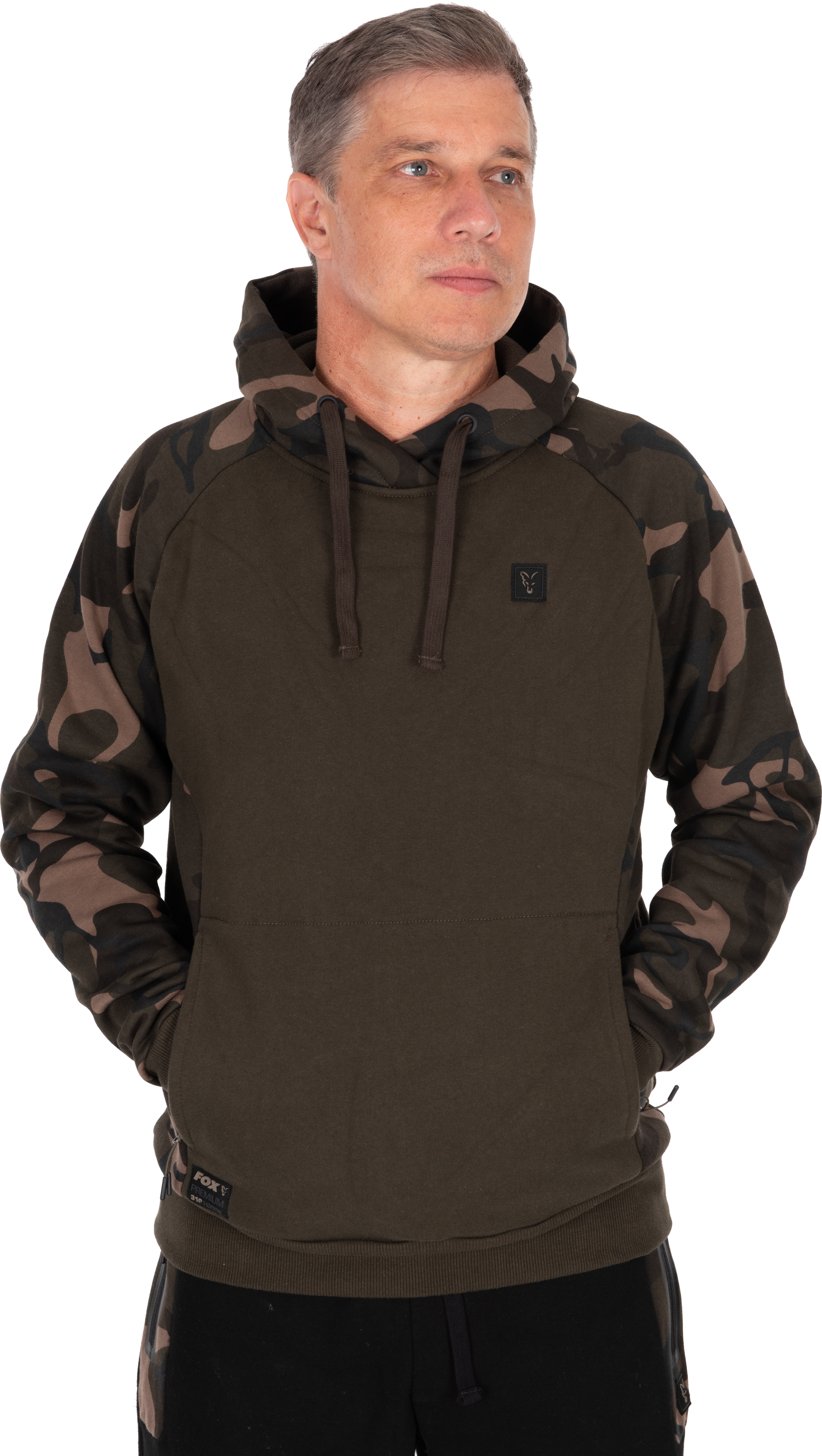 Khaki Camo Pullover Premium 310 Hoodie S