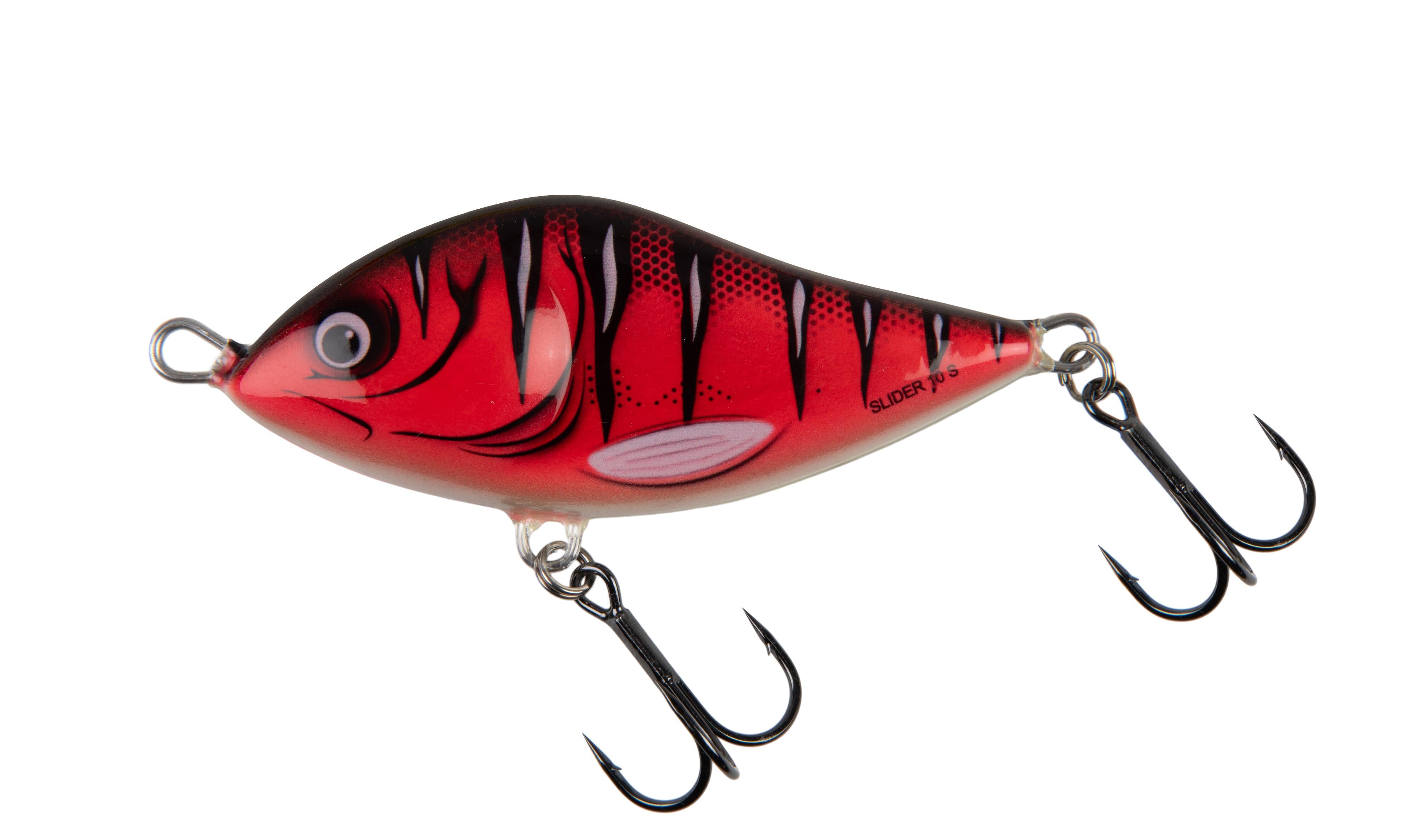 Vobler plutitor Slider 10cm Floating Red Wake