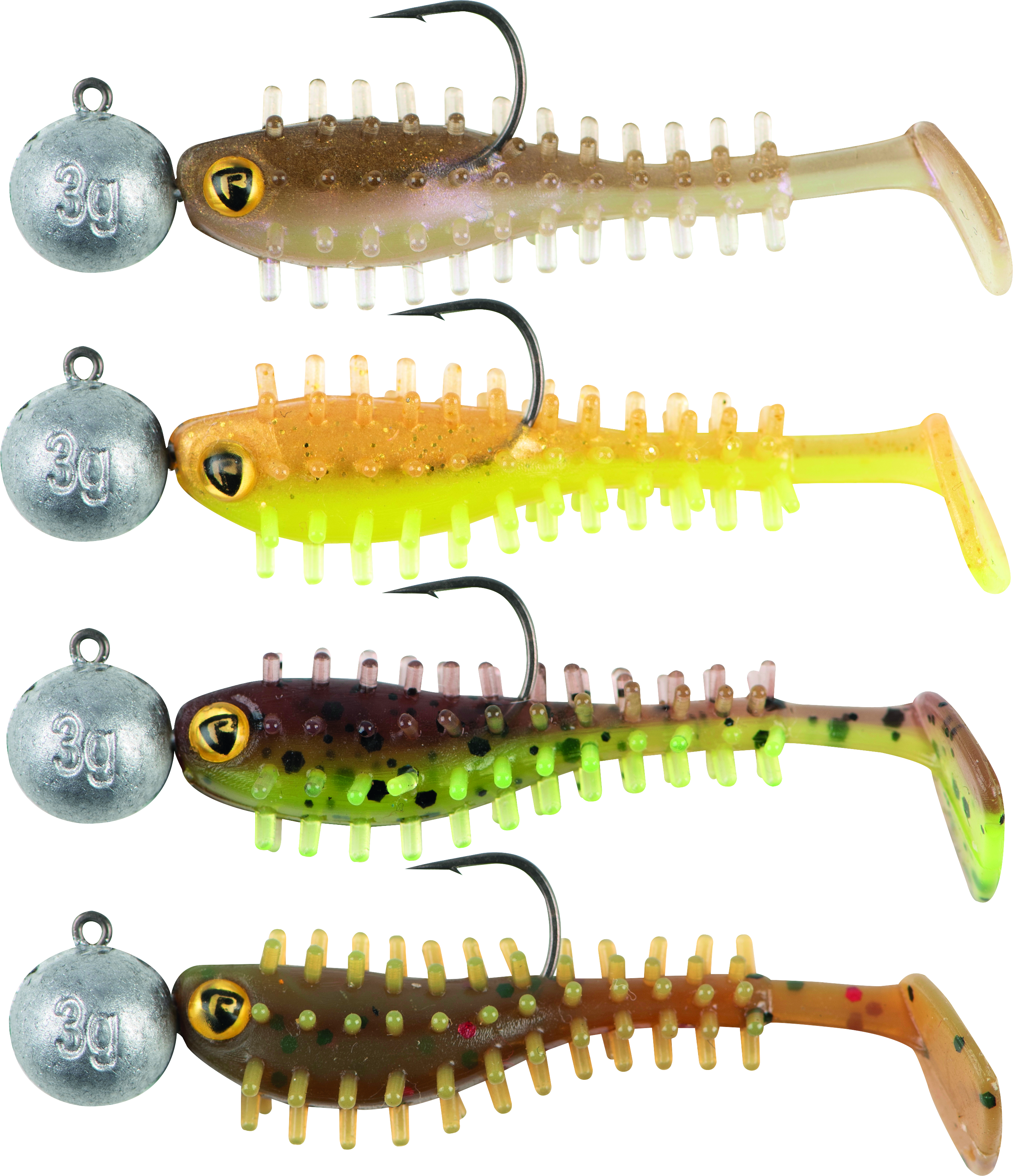 Micro Spikey Fry Mixed UV Colour Pack loaded