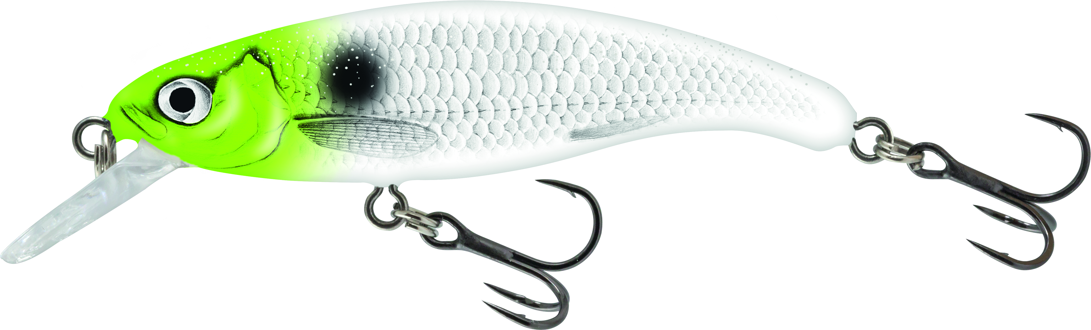 Slick Stick Floating 6cm Hot green Bone Flash