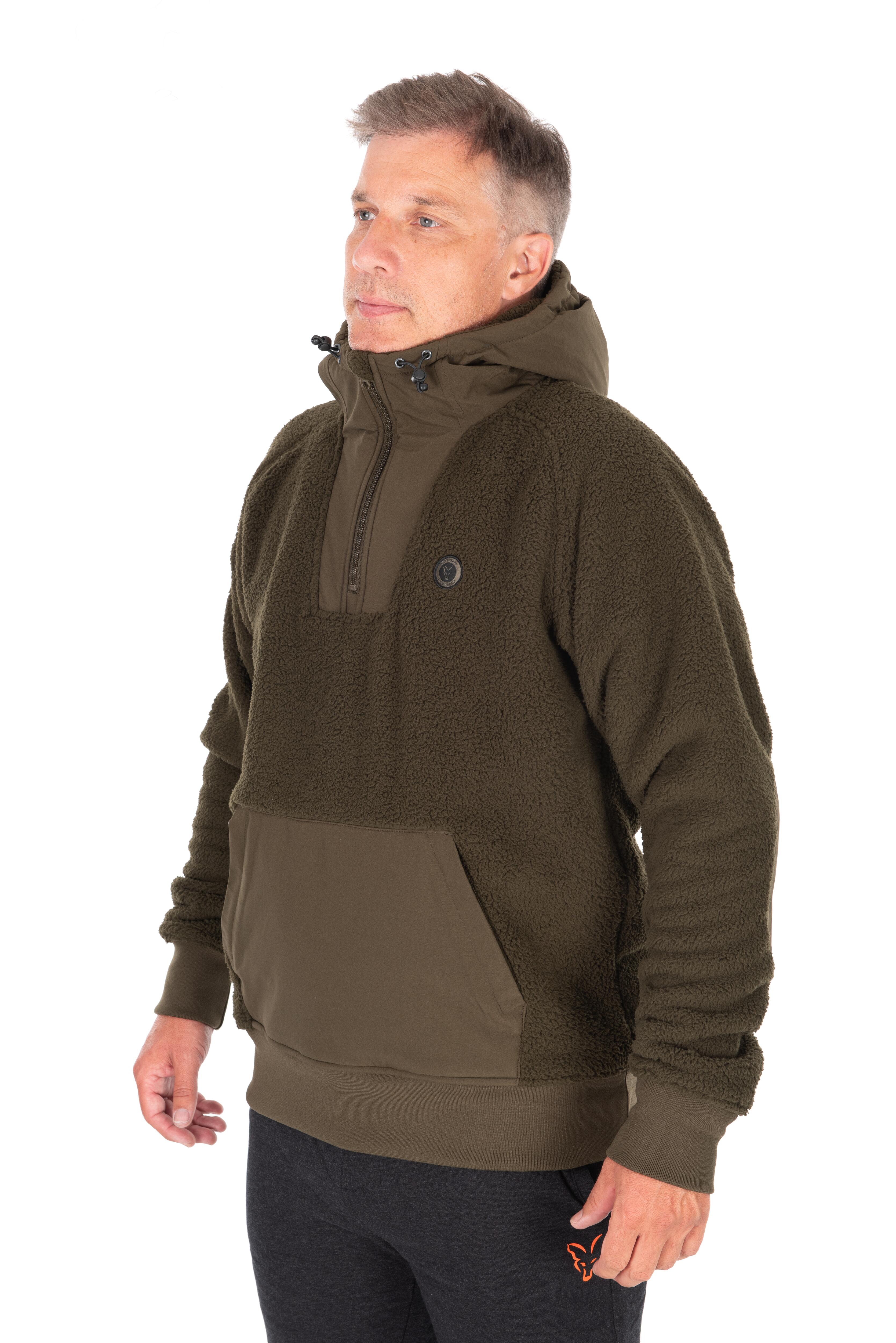 Olive Sherpa Hybrid Jacket 3XL