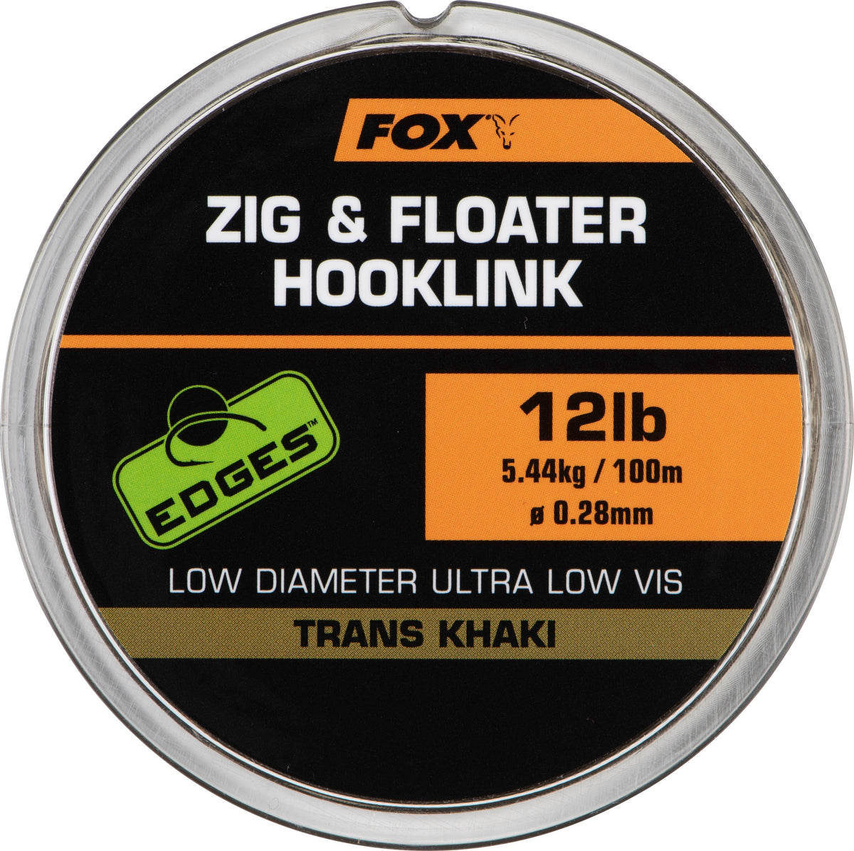 Zig and Floater Hooklink Trans Khaki 15lb 0.30mm 