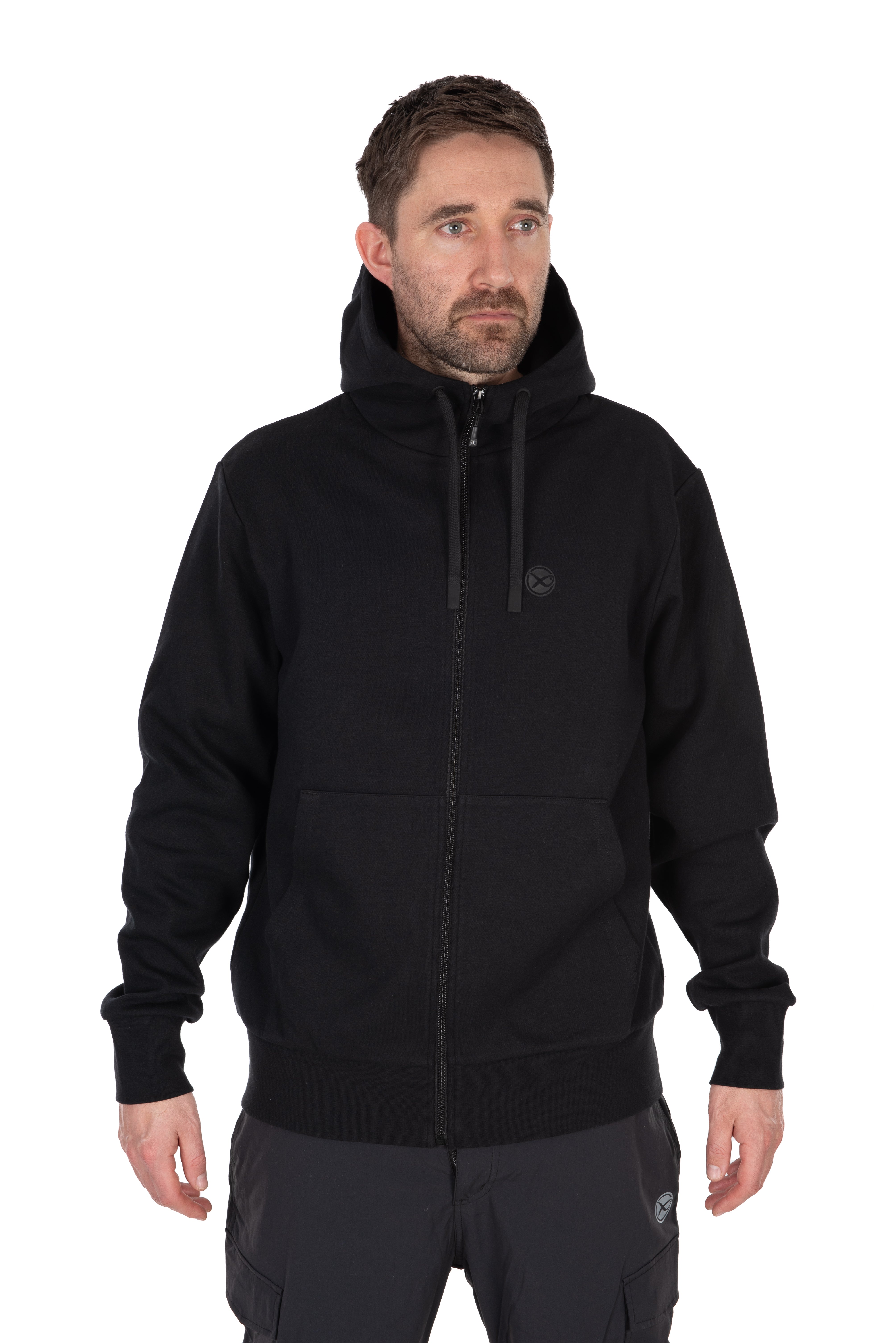 Black Stealth Zip Hoody S 