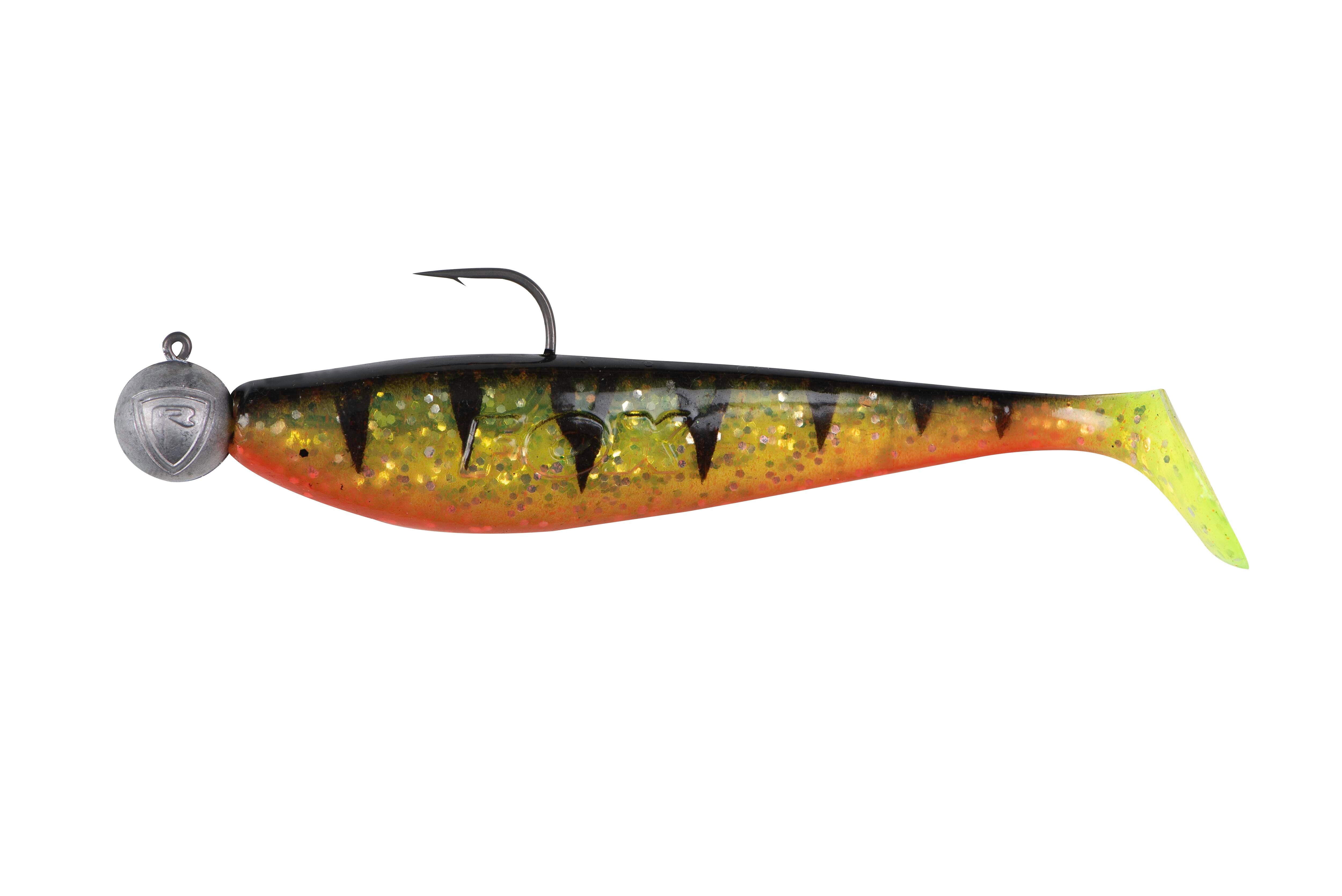 Bulk Loaded Zander Pro Shad 7.5cm 1/0 5g UV Perch