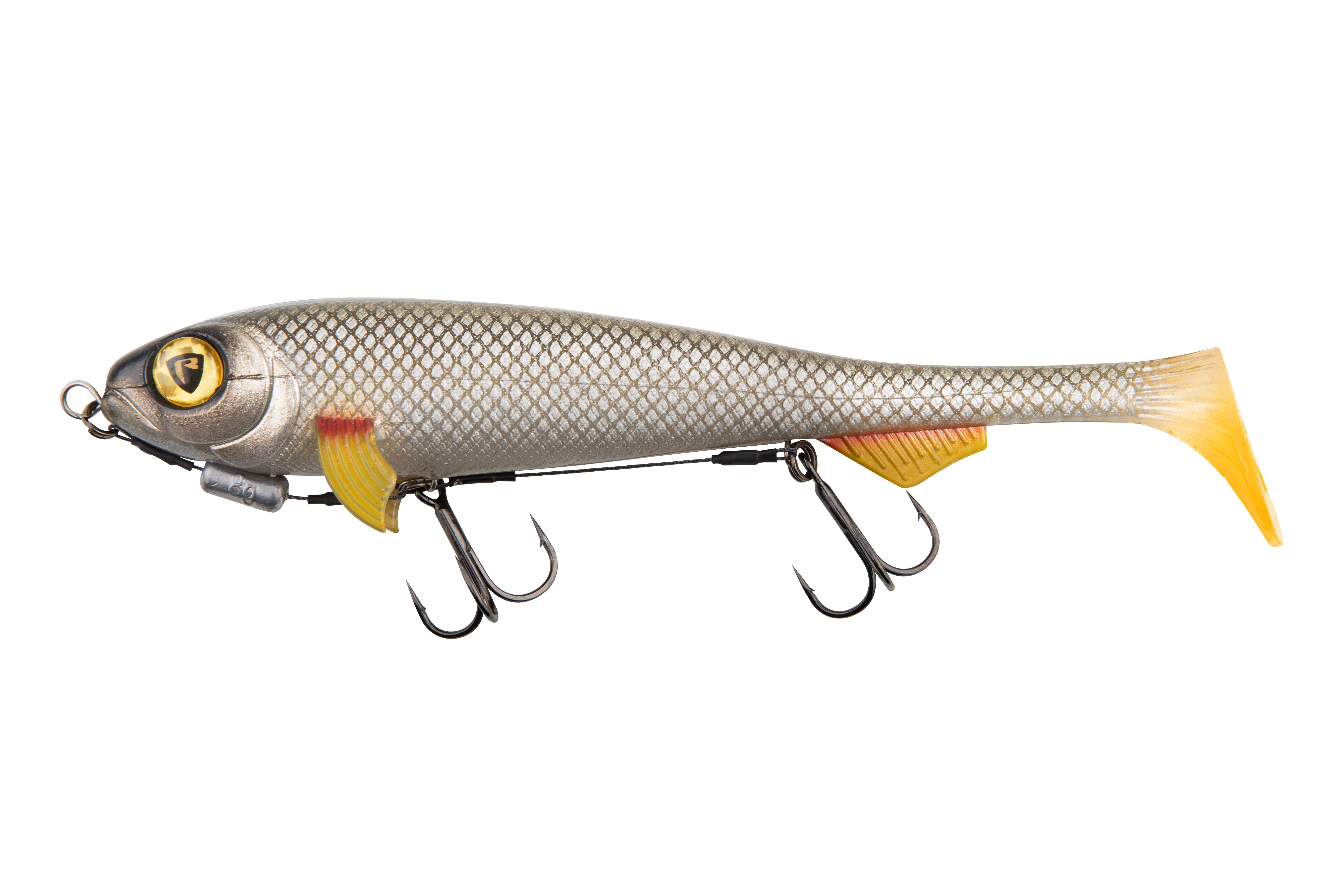 Super Slick Shad 23cm 9in Loaded UV Young Perch