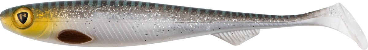 Slick Shad 9cm 3.5in UV Silver Halo