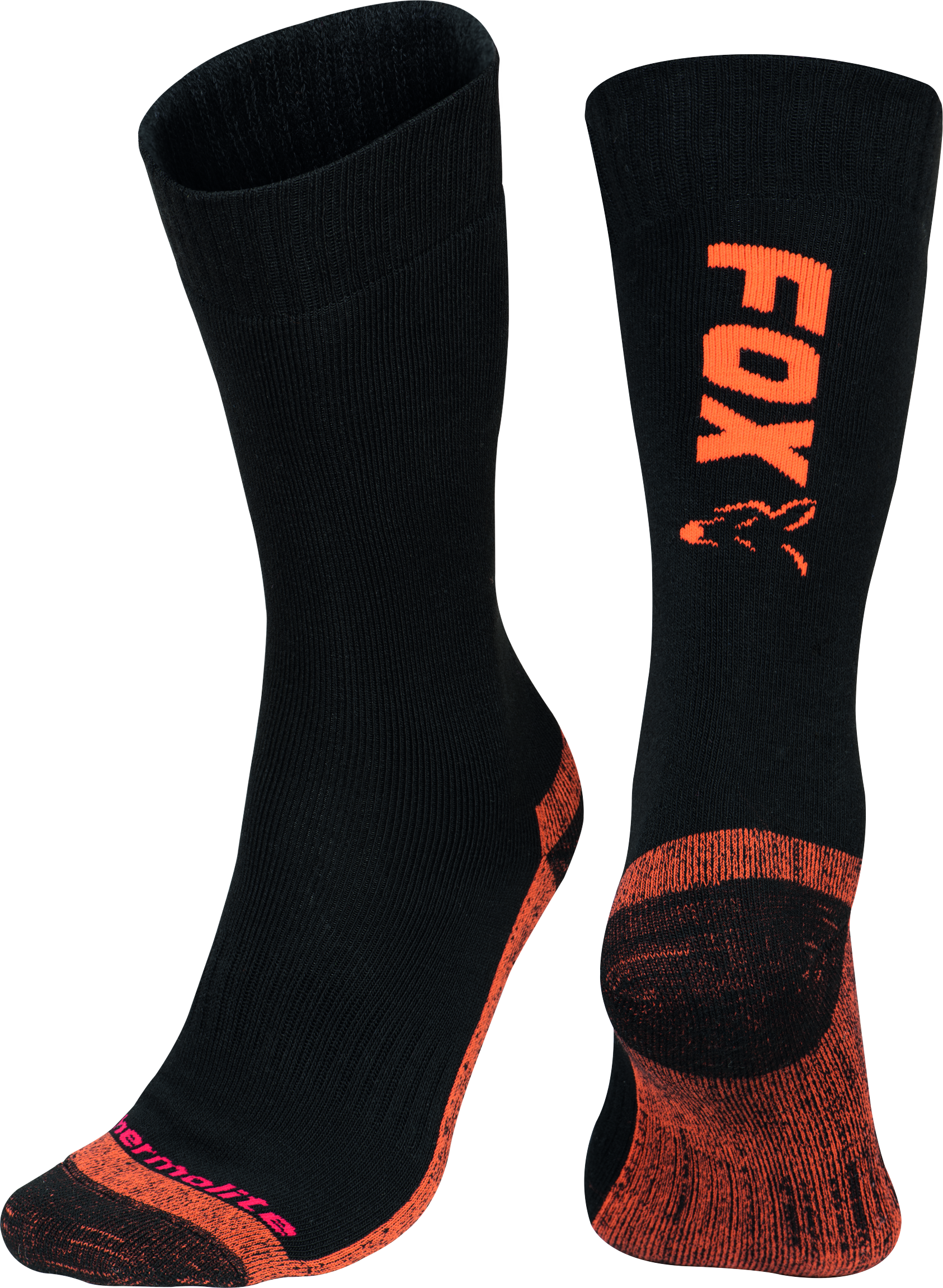 Thermolite Long Sock black orange UK10-13 EU44-47