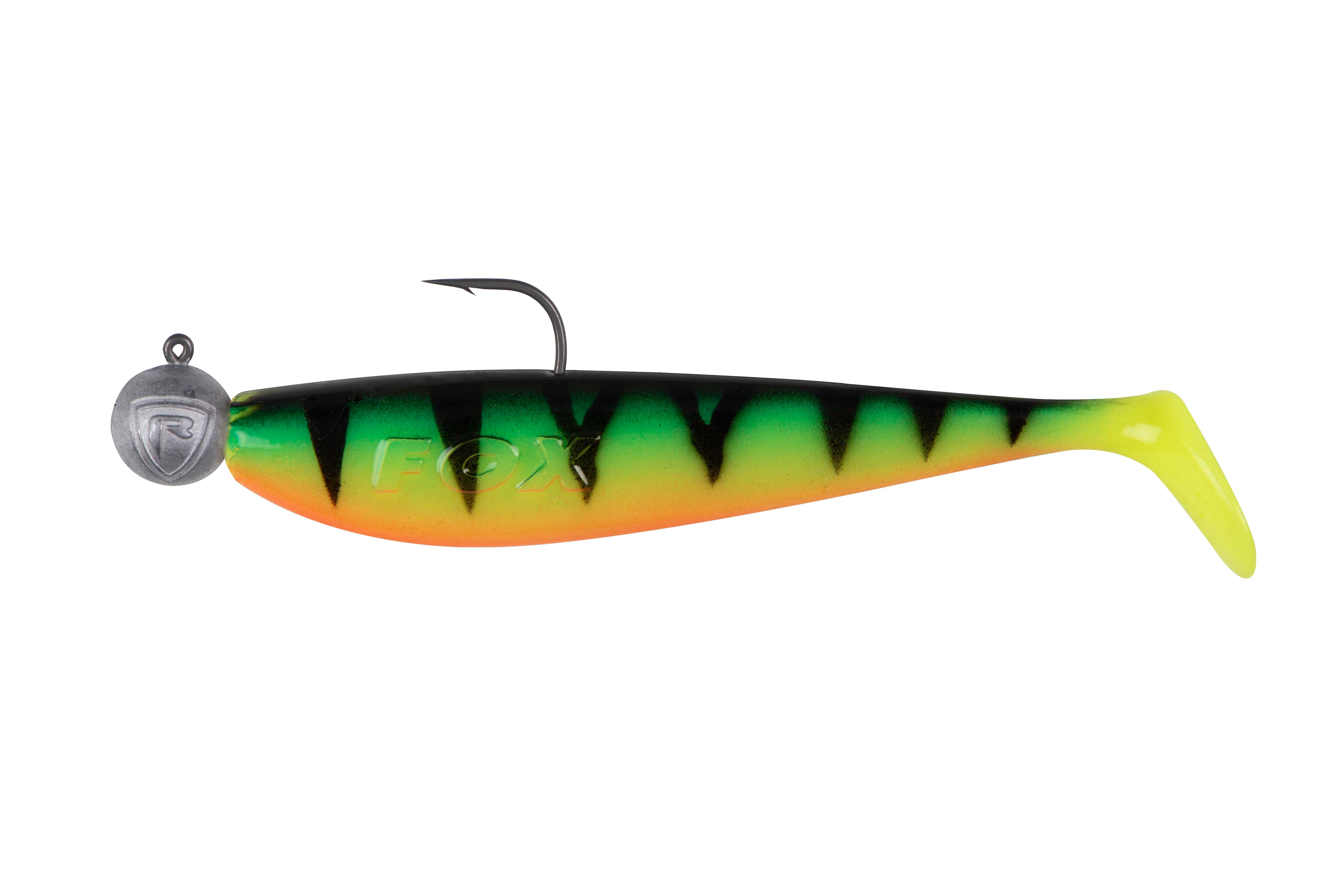 Bulk Loaded Zander Pro Shad 7.5cm 1/0 5g UV Firetiger