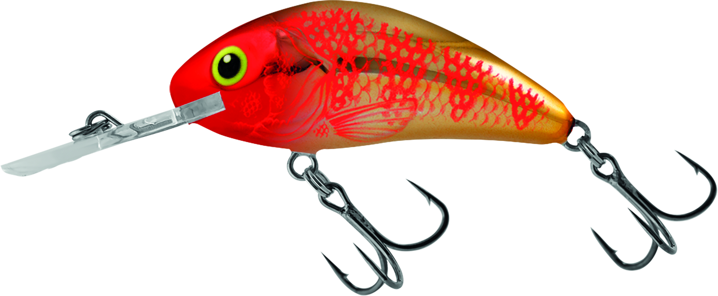 Rattlin' Hornet Floating 4.5cm Golden Red Head