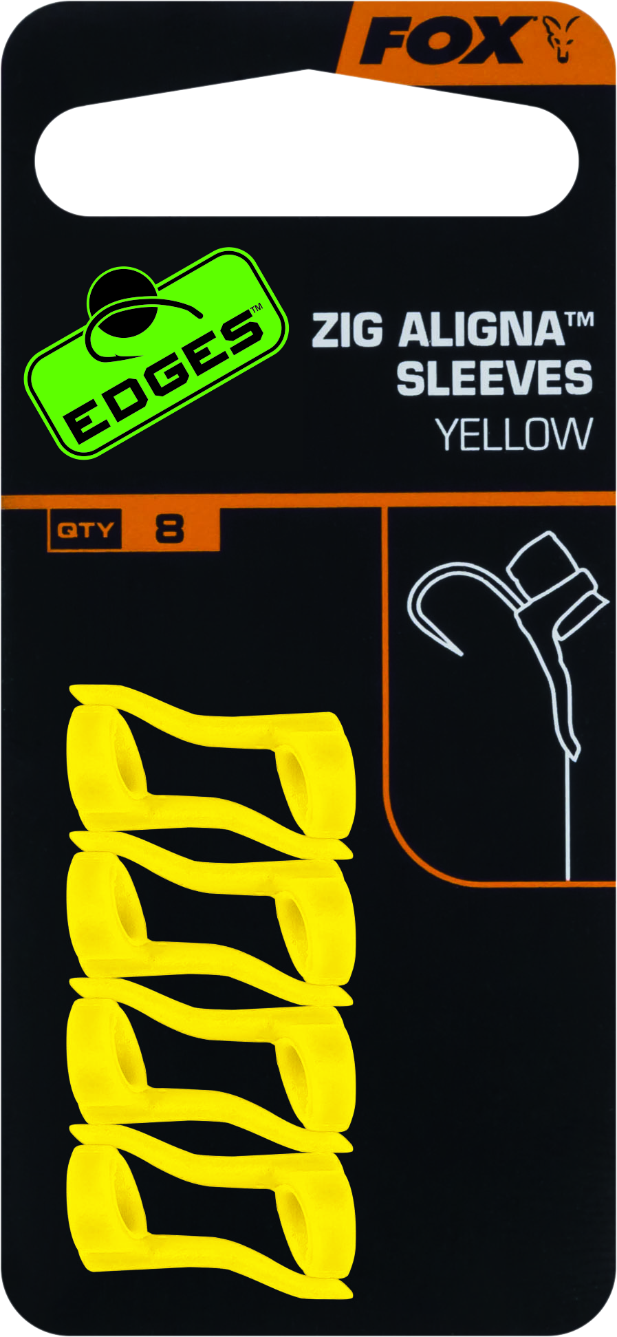 Edges Zig Aligna Sleeves red 8pcs
