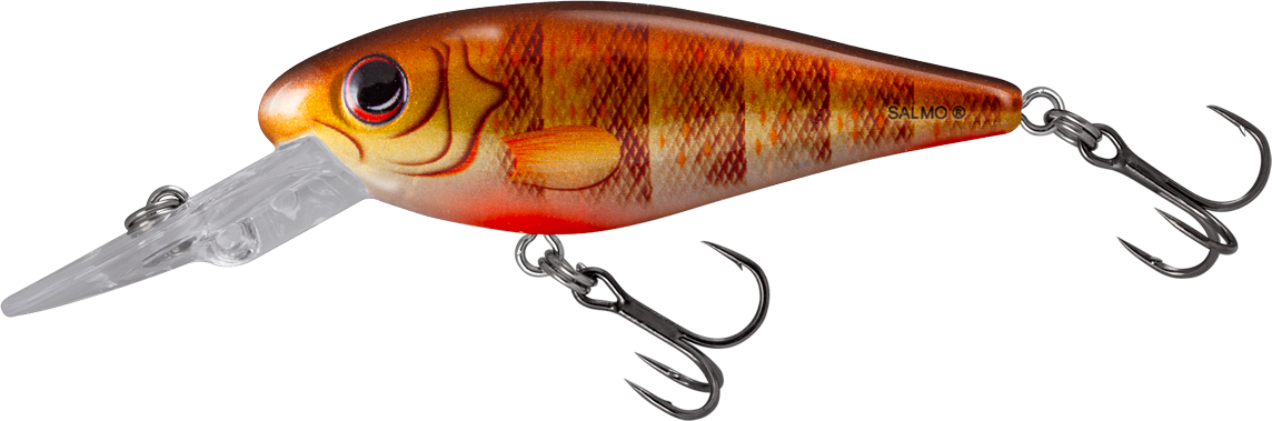 Rattlin’ Executors 7cm SDR Clear Brown Perch