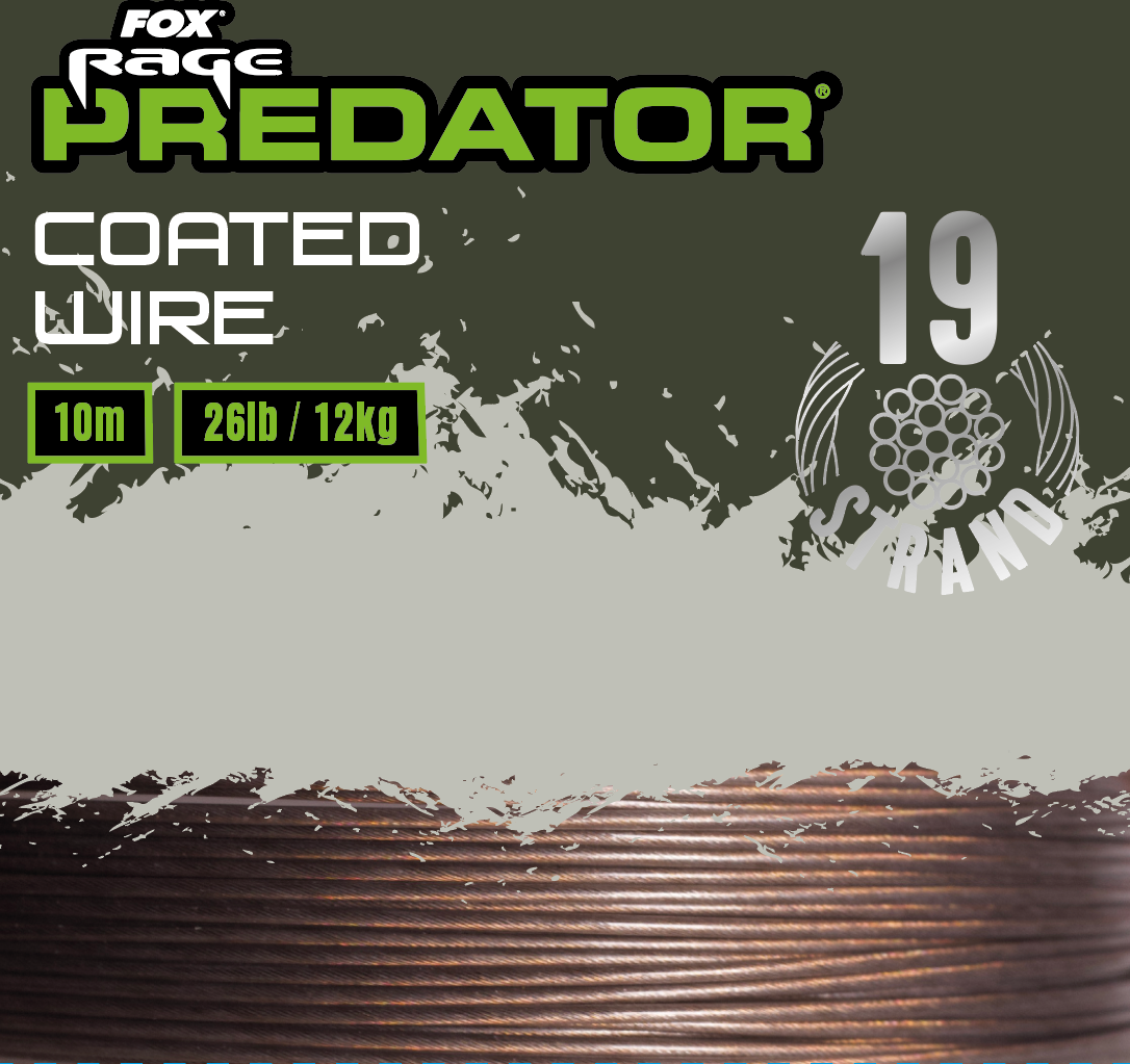 19-Strand Coated Wire 10m 26lb 12kg 