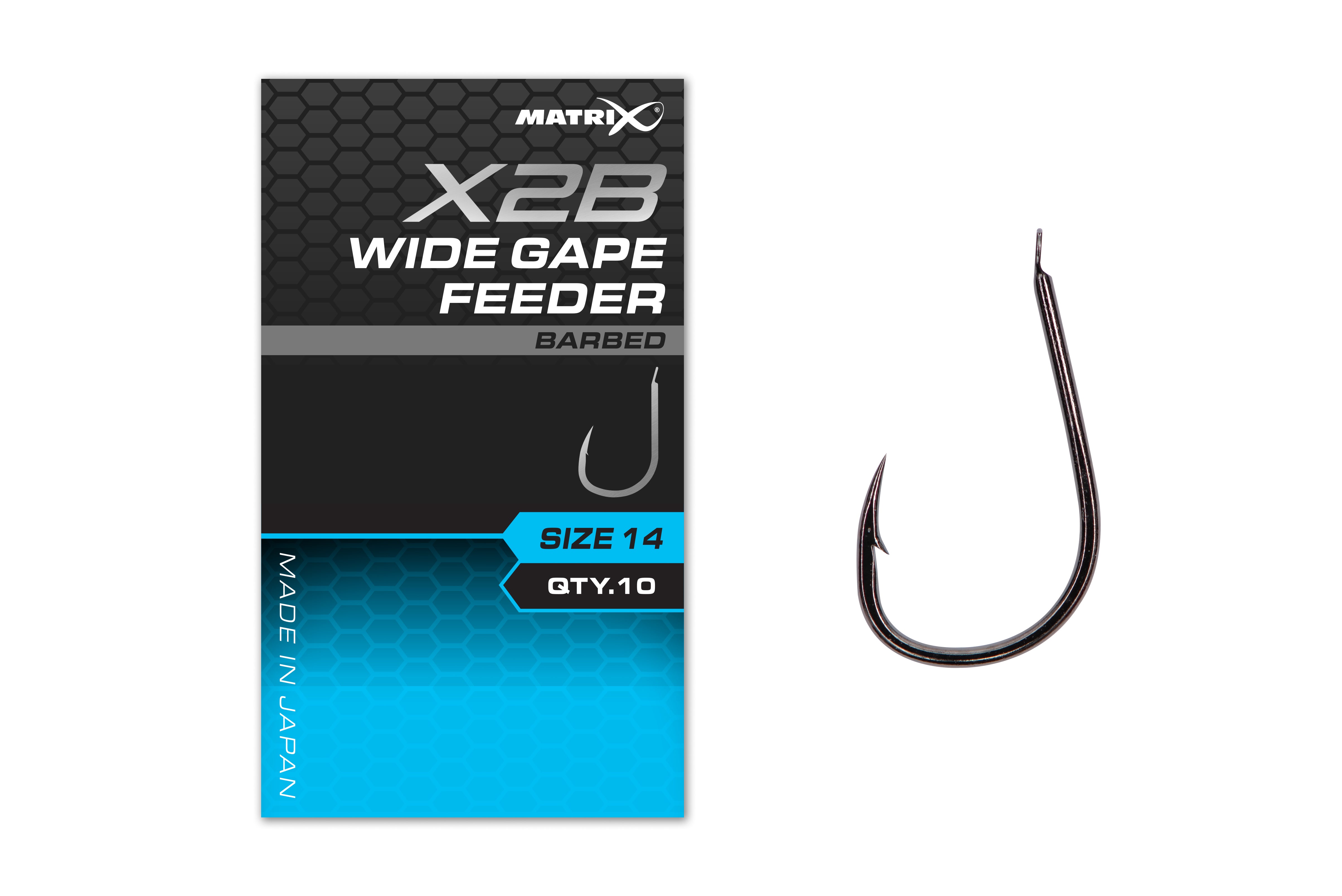 X2B Wide Gape Feeder Size 12 Barbed