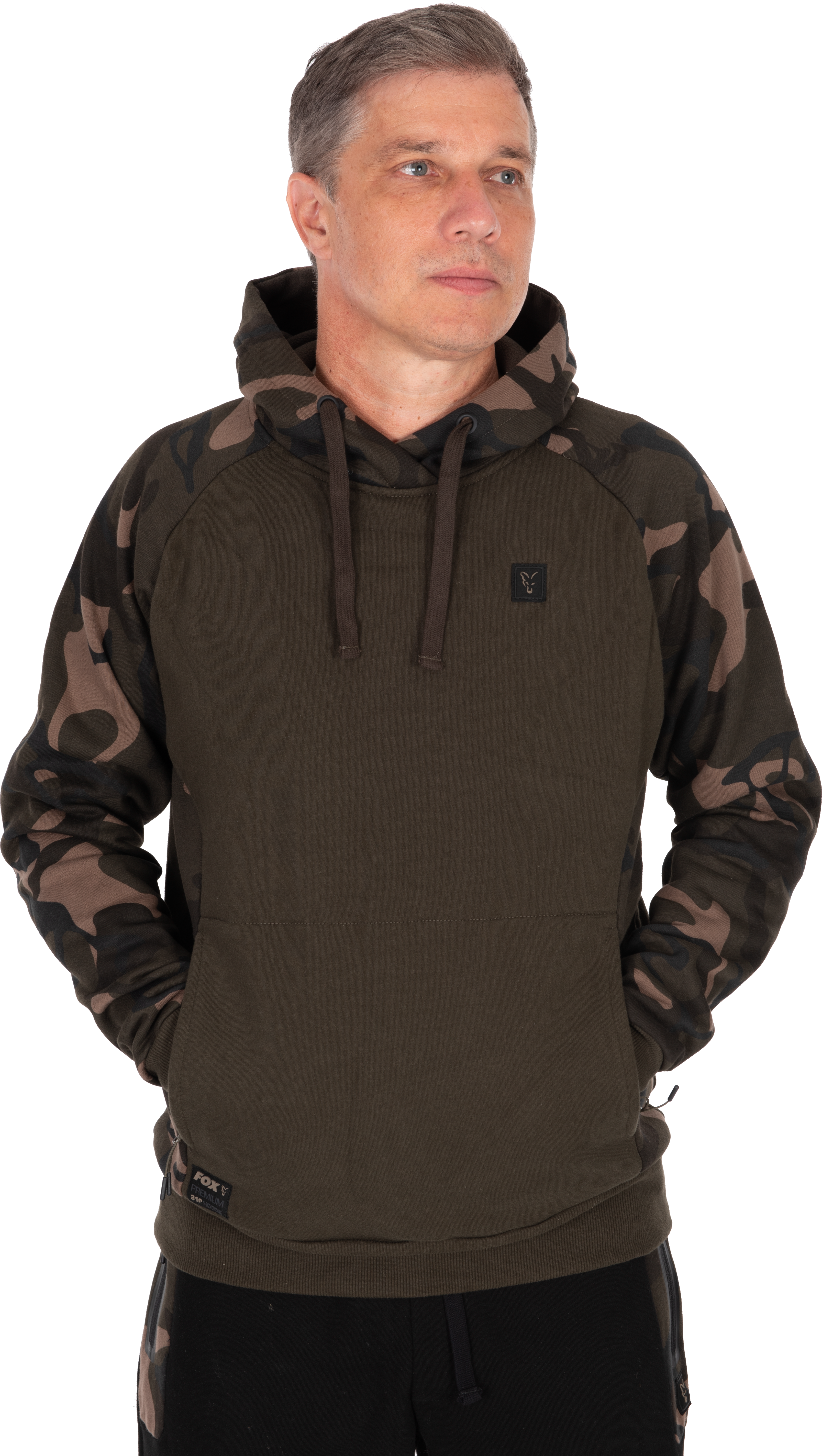 Khaki Camo Pullover Premium 310 Hoodie S