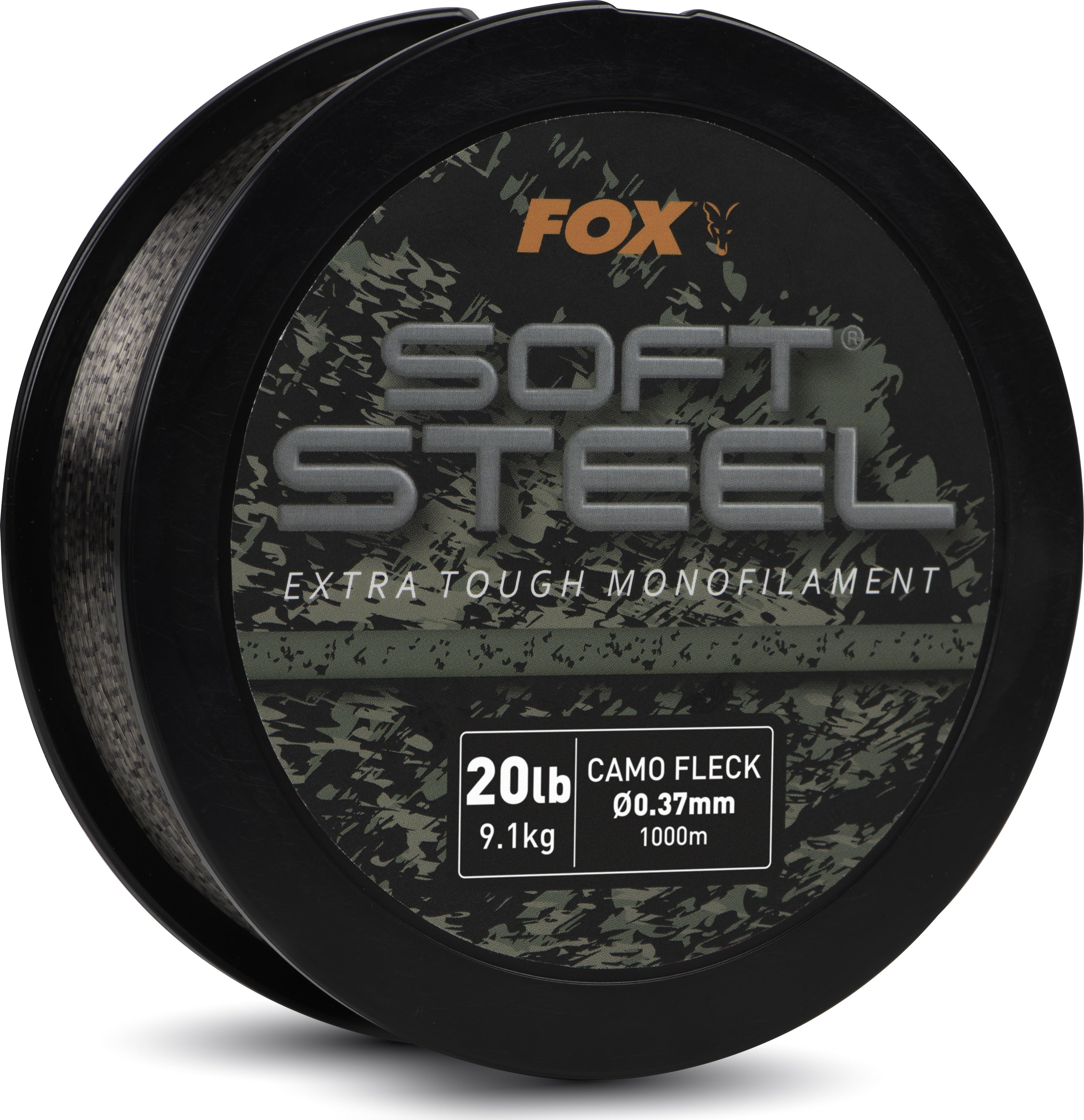 Soft Steel Fleck Camo Mono 16lb 7.3kg 0.33mm 1000m