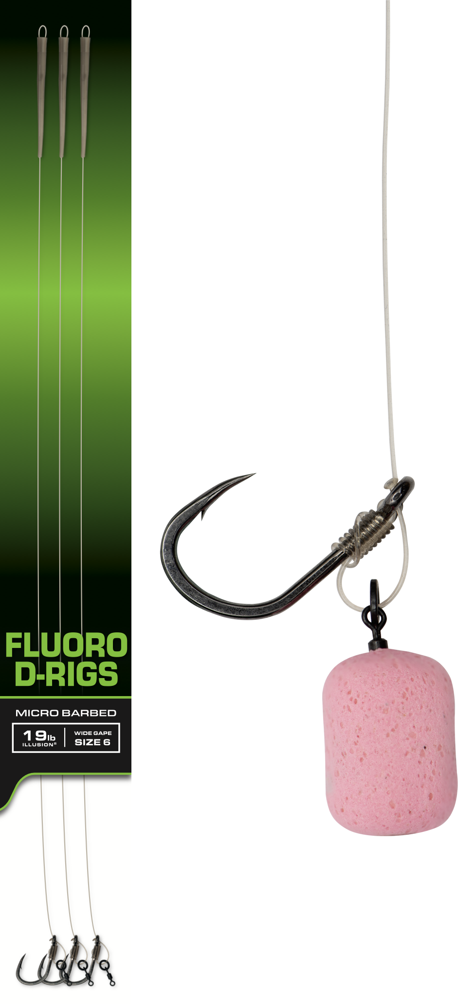Carp Ready Rigs Fluoro D-Rig Size 6 