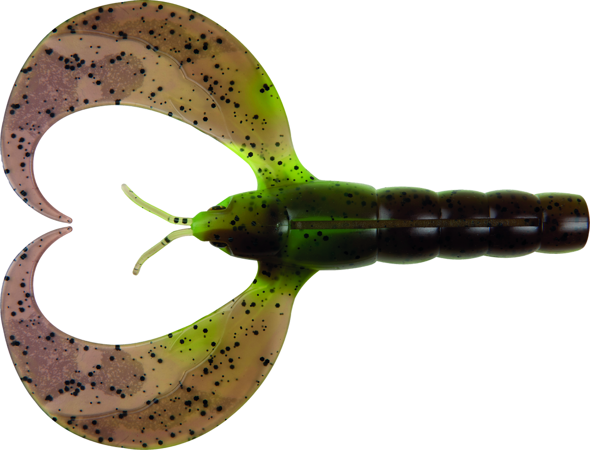 Mini Craw 8cm 3.1in UV Green Pumpkin