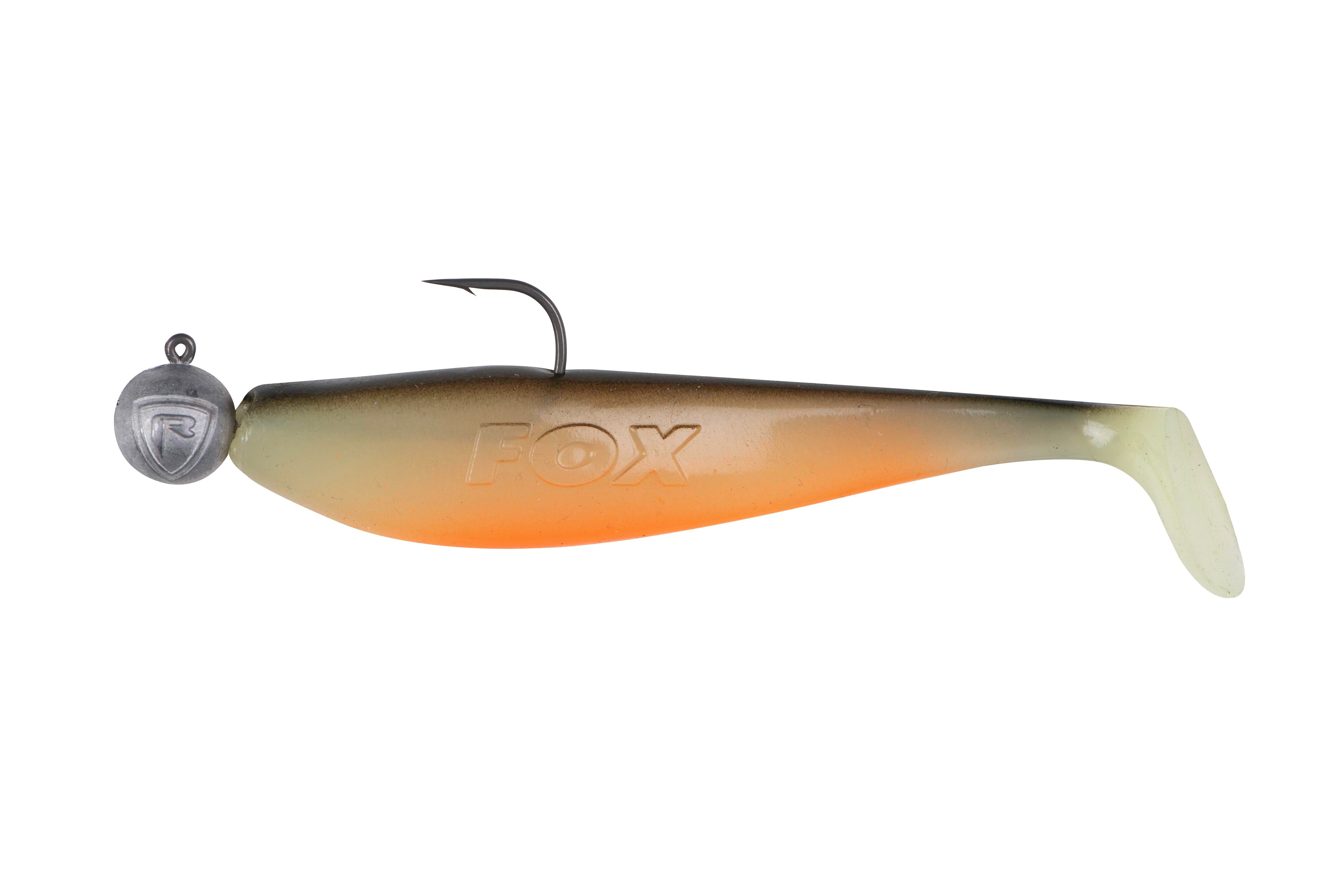 Bulk Loaded Zander Pro Shad 7.5cm 1/0 5g UV Hot Olive