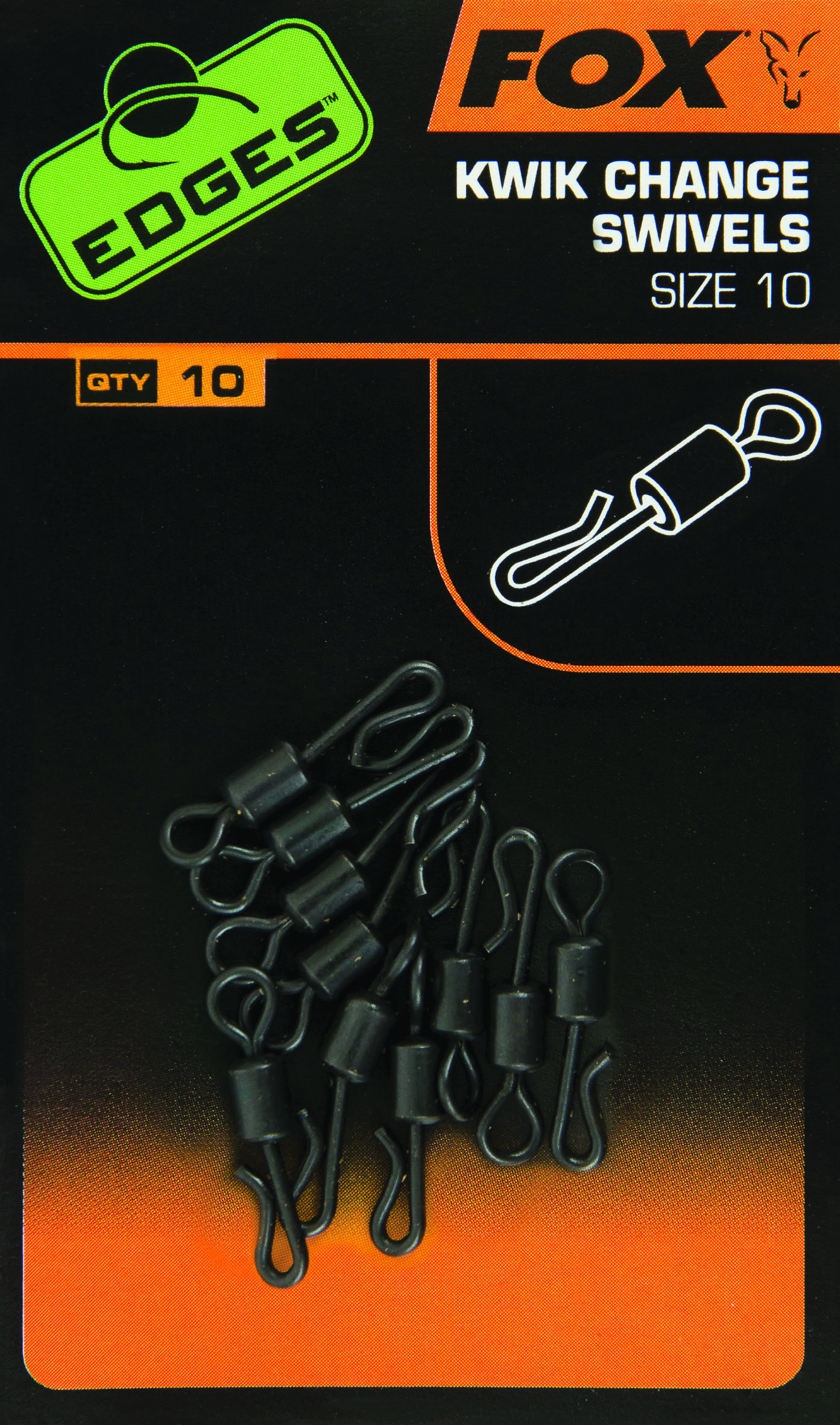 Edges Kwik Change Swivels Size 10 