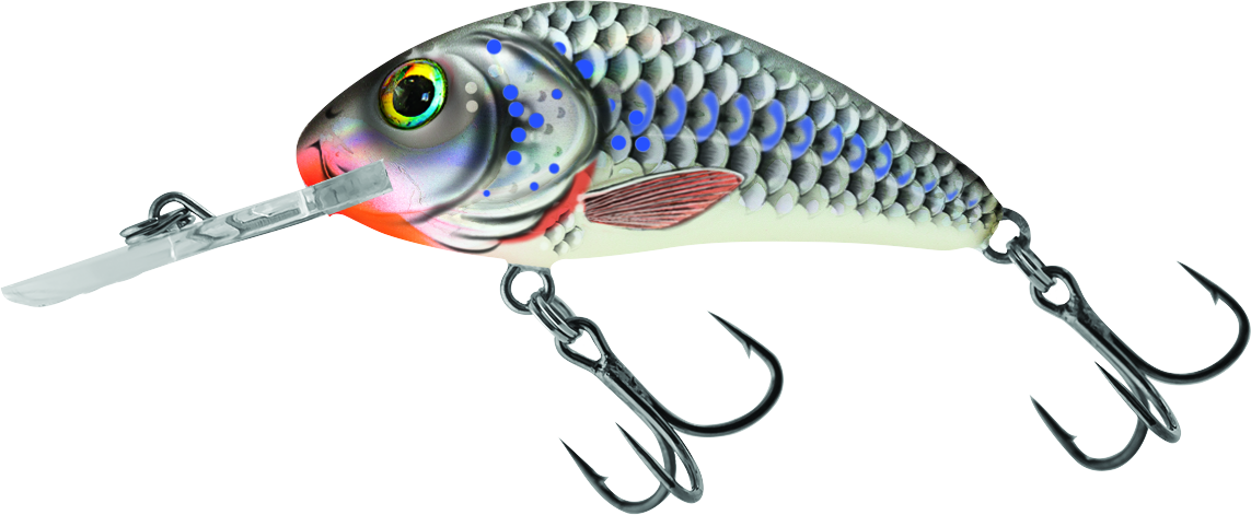 Rattlin' Hornet Floating 6.5cm Silver Holographic Shad